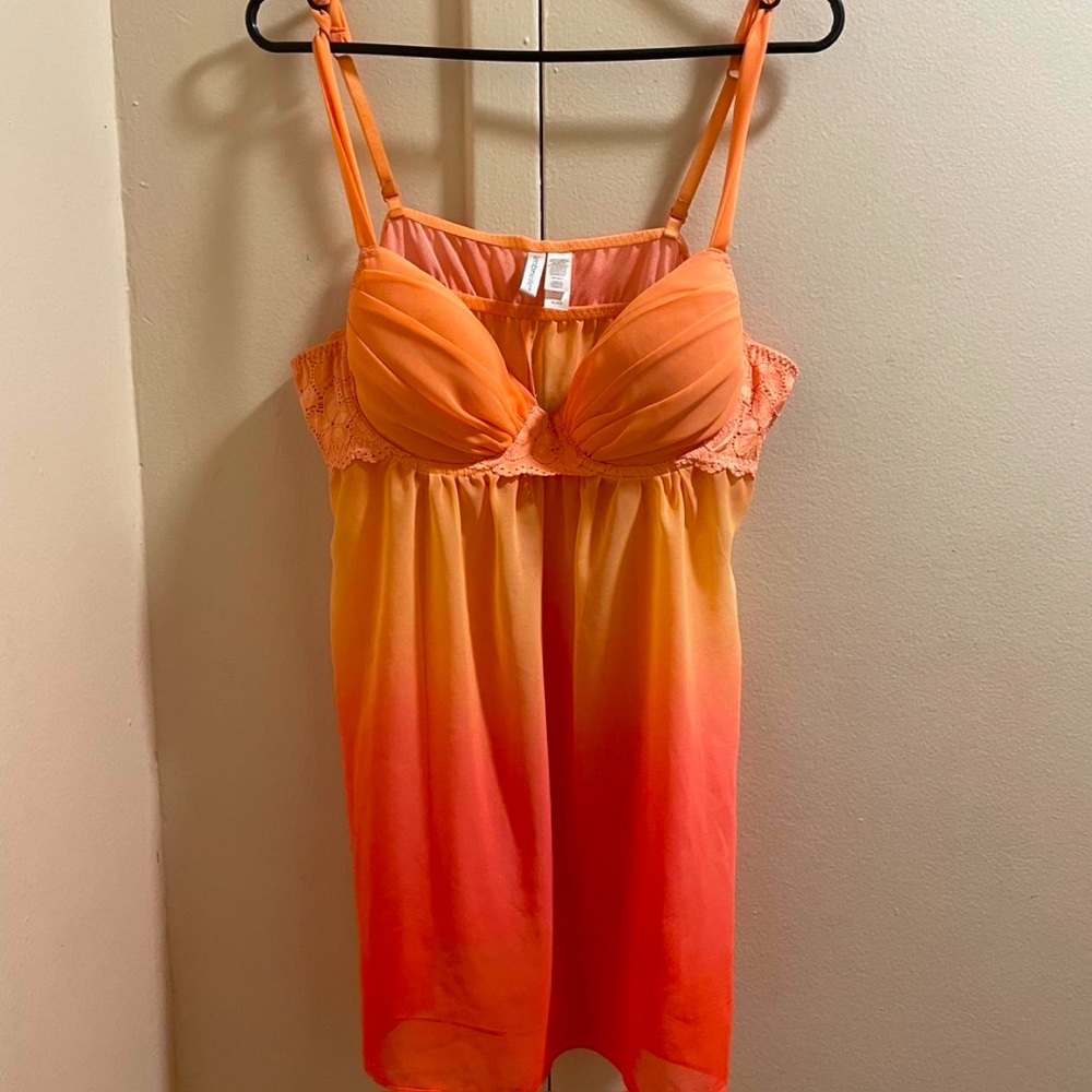 Orange Ombre Women's Nightgown